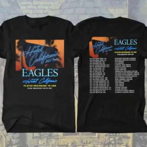 The Eagles Hotel California Concert Tour 2021 Graphic T Shirt