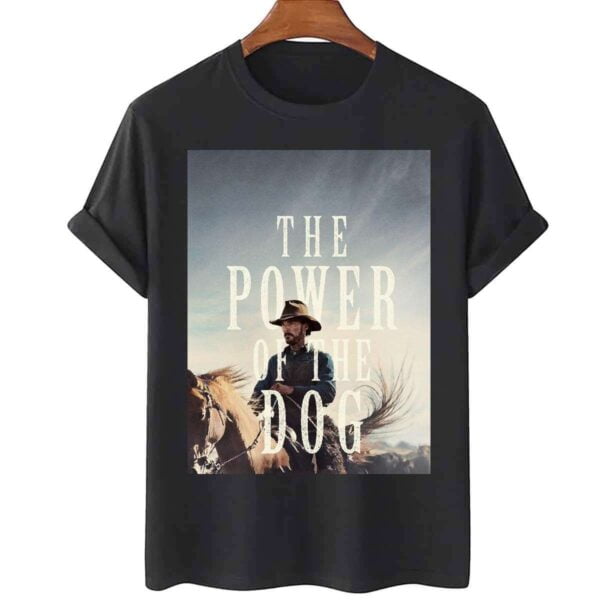 The Power of the Dog Movie Poster Black T Shirt