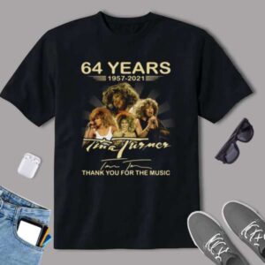 Tina Turner Thank You For The Memories 64 Years Graphic T Shirt