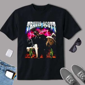 Travis Scott Vintage Graphic T Shirt Rapper