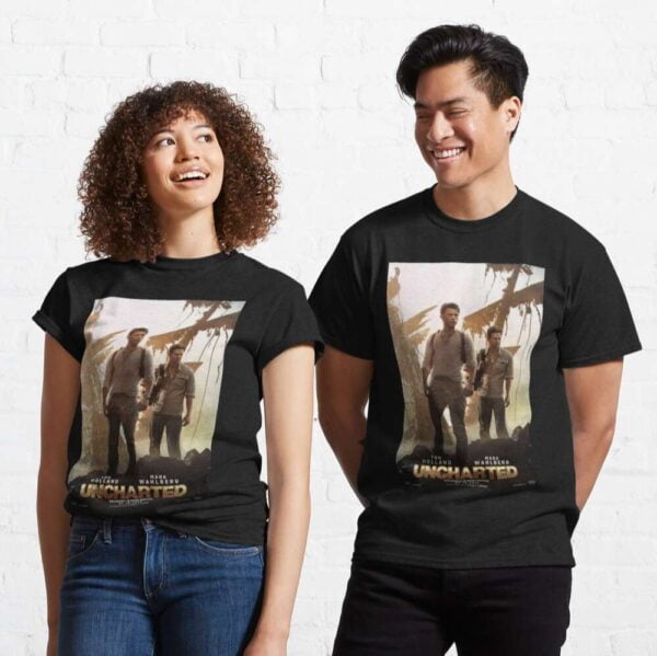 Uncharted 2022 Movie T Shirt Tom Holland