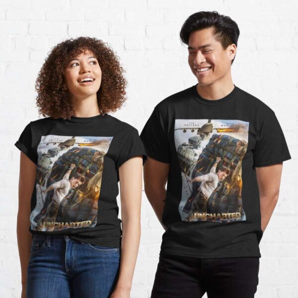 Uncharted Movie Tom Holland T Shirt