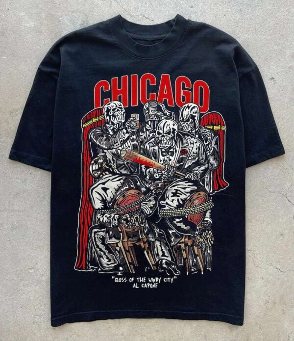 Warren Lotas Chicago Bulls Boss Of The Windy City Al Capone T Shirt