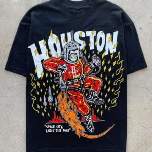 Warren Lotas Houston Rockets Space City Light The Fuse NBA T Shirt