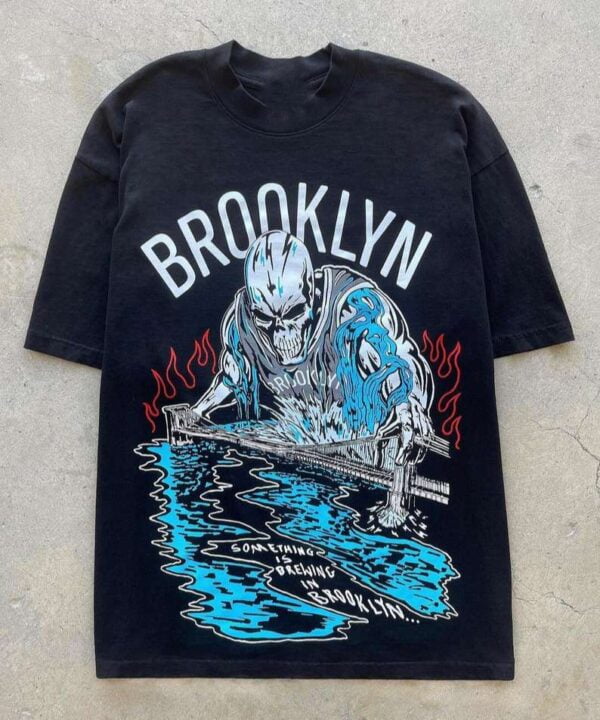 Warren Lotas Somethings Brewing In Brooklyn T Shirt NBA Kevin Durant