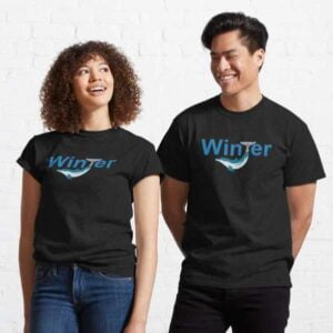 Winter The Dolphin Graphic T Shirt