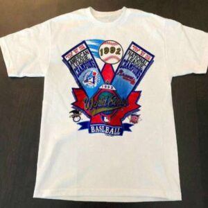 World Series American National League Champions 1992 MLB Baseball T Shirt S 5XL