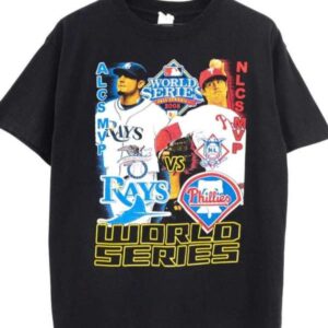 World Series Phillies Vs Devil Rays 2008 T Shirt S 5XL