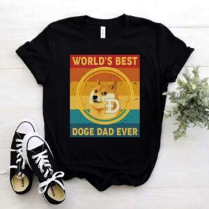 Worlds Best Doge Dad Ever Shirt Doge Shiba