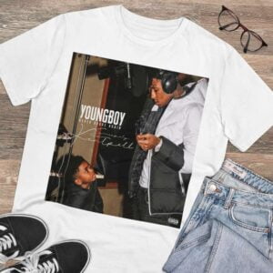 Youngboy Never Broke Again Sincerely Kentrell Album Cover T Shirt NBA Rapper Rap 2