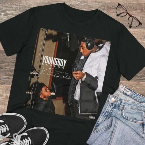 Youngboy Never Broke Again Sincerely Kentrell Album Cover T Shirt NBA Rapper Rap
