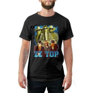 ZZ Top Vintage Retro Graphic T Shirt