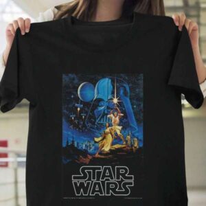 1977 Star Wars Movie Poster T Shirt Merch