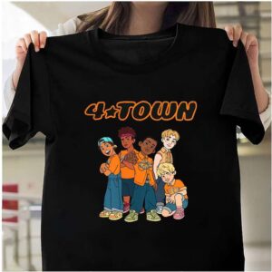 4 Town Turning Red T Shirt Merch