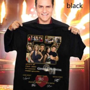 57 Years Of General Hospital Signatures T Shirt Merch
