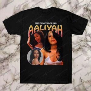 Aaliyah The Princess Of RnB T Shirt Merch Music