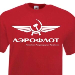 Aeroflot Airline Unisex T Shirt Merch