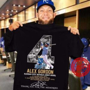 Alex Gordon Kansas City Royals T Shirt Merch