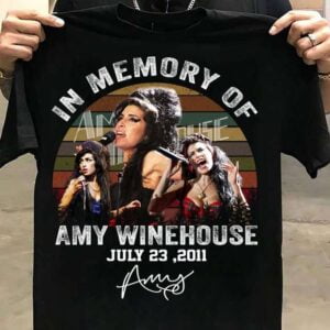 Amy Winehouse Siagnture T Shirt Merch