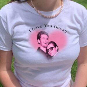 Andrew Garfield Tom Holland I Love You Guys T Shirt