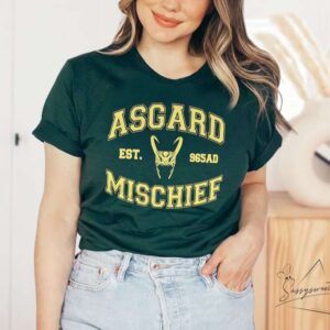 Asgard Mischief T Shirt Loki God Of Mischief