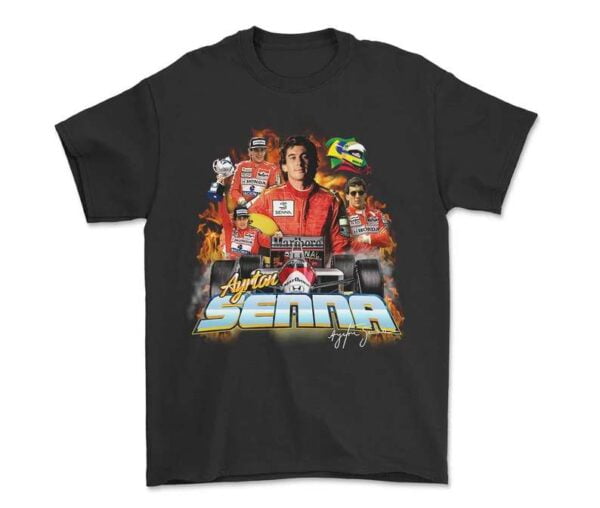 Ayrton Senna Red Bull T Shirt Merch