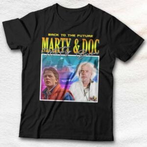 Back to the Future Marty McFly And Doc Brown T Shirt
