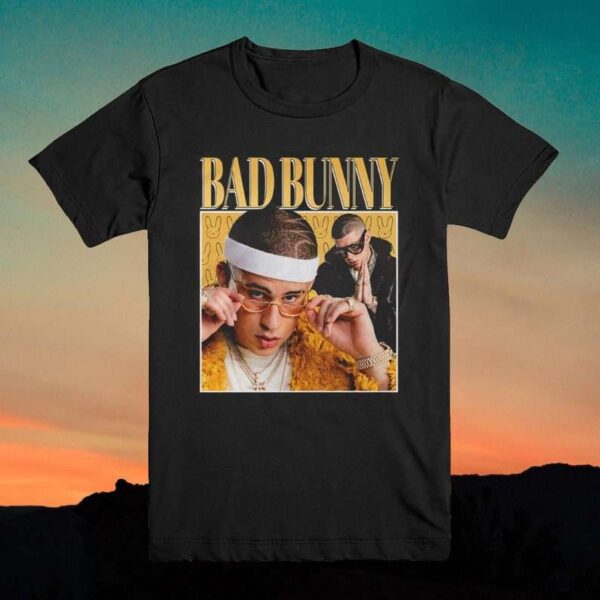 Bad Bunny Merch T Shirt Rapper Music Rap
