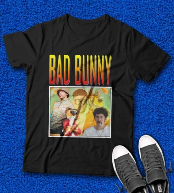 Bad Bunny T Shirt Rapper Music Merch