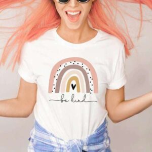 Be Kind Rainbow T Shirt Merch