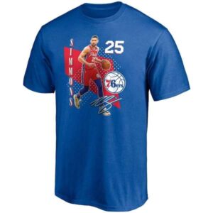 Ben Simmons Royal Philadelphia 76ers Pick Roll T Shirt Merch