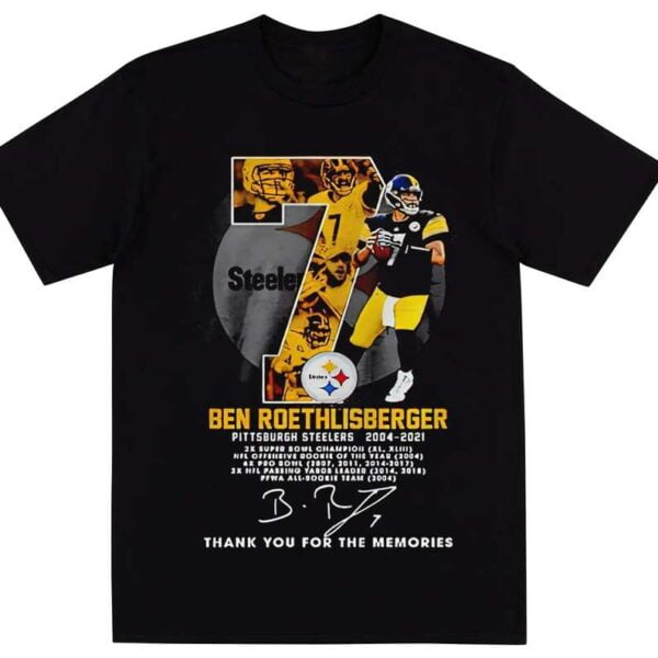 Big Ben 7 T Shirt Ben Roethlisberger Pittsbrugh Steelers