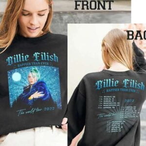Billie Eilish The World Tour 2022 T Shirt Merch
