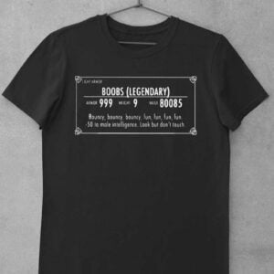 Boobs Legendary T Shirt Merch Gamer