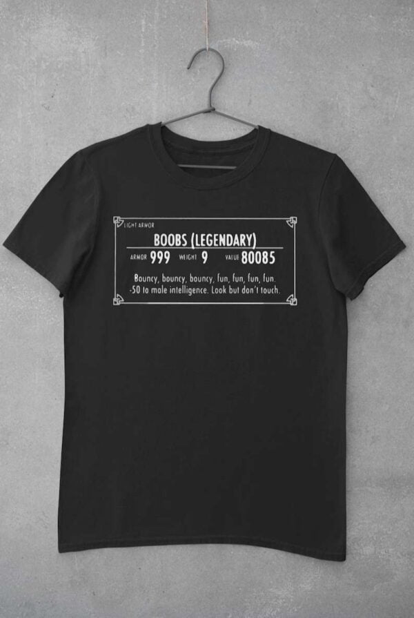 Boobs Legendary T Shirt Merch Gamer