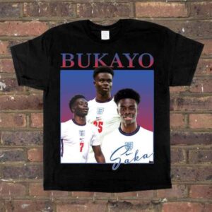 Bukayo Saka Vintage T Shirt Merch
