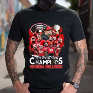 Bulldogs Football 2022 CFP National Champions T Shirt Merch