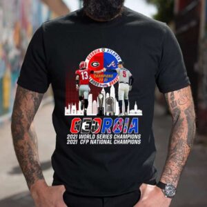 Bulldogs and Braves Georgia 2021 World Series Champions T Shirt Merch