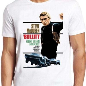 Bullitt Steve McQueen Poster T Shirt Merch