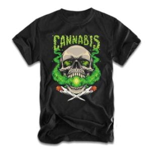 Cannabis Skull Unisex T Shirt Merch