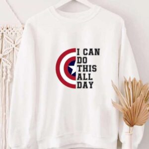 Captain America I Can Do This All Day Sweatshirt T Shirt Merch