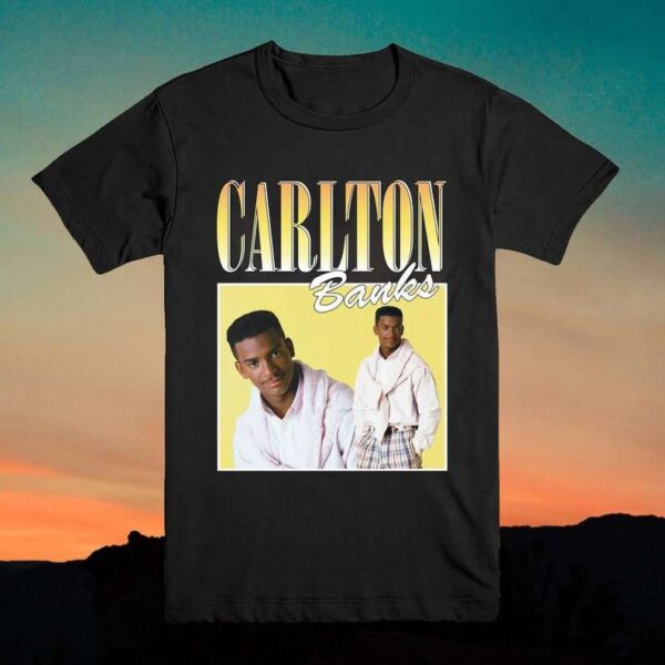 Carlton Banks T Shirt Fresh Prince of Bel Air Merch