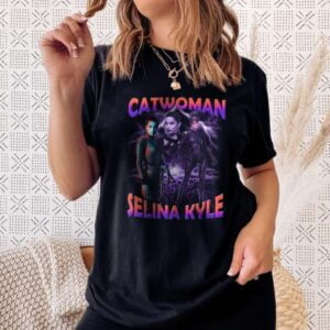 Catwoman Selina Kyle Zoe Kravitz T Shirt