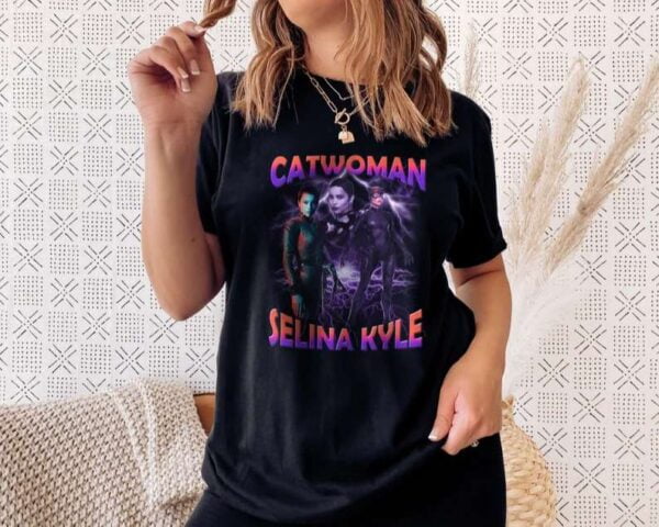 Catwoman Selina Kyle Zoe Kravitz T Shirt