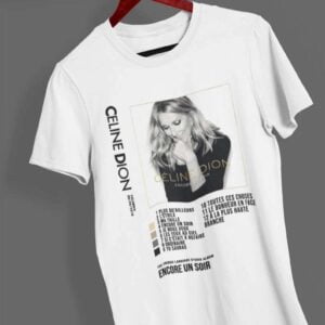 Celine Dion Unisex T Shirt Encore Un Soir Singer