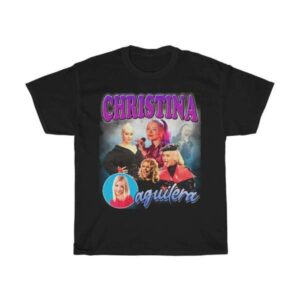 Christina Aguilera Singer T Shirt Merch