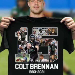 Colt Brennan 1983 2021 Thank You Hawaii Rainbow Warriors T Shirt Merch 1