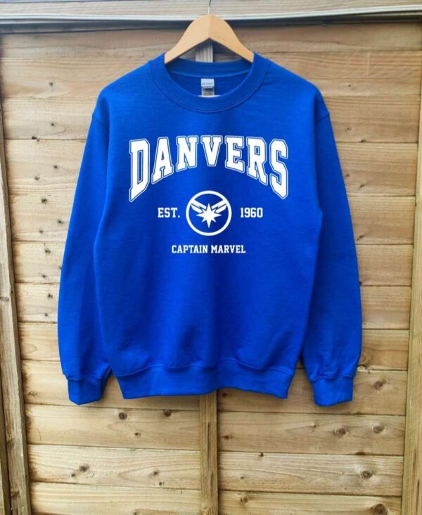 Danvers EST 1960 Captain Marvel Sweatshirt T Shirt