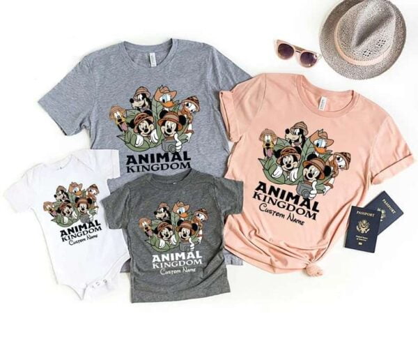 Disney Animal Kingdom T Shirt Disney Family Merch Safari Mickey And Friends