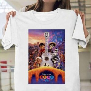 Disney Pixar Coco Colorful Movie T Shirt Merch